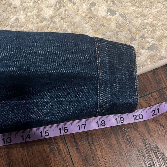 Vintage 80s Levis Denim Jean 70506 0216 Trucker Jacket Size 42 Made in Canada - Picture 10 of 10